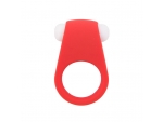Красное эрекционное кольцо LIT-UP SILICONE STIMU RING 4 #83136