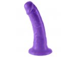 Фиолетовый фаллоимитатор 6" Slim Dillio - 17 см. #83937