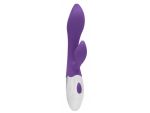 Фиолетовый вибратор Alexis с 10 режимами вибрации - 20 см. #86470