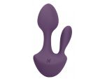 Фиолетовый анально-вагинальный вибратор Sofia - 13 см. #98874