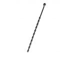 Серебристый длинный уретральный плаг-косичка TOYFA Metal - 15,7 см. #99406